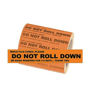 DO NOT WIND DOWN -Stickers 1000 orange