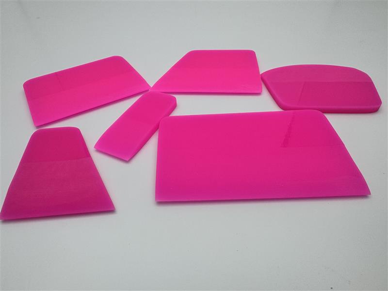 PPF Pink Squeegee Kit Pack of 6