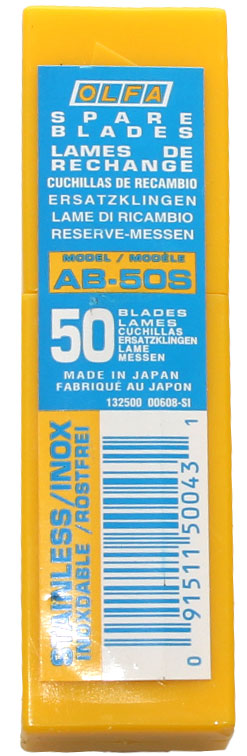 Olfa Stainless Steel Blades 50 pk